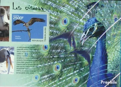 Produktbild von Briefmarken Togo 2014 Mi Block 1045 (kompl. Ausgabe) postfrisch Vögel