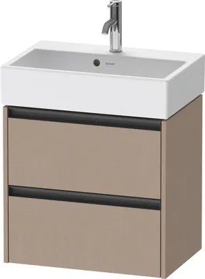 Produktbild von Duravit Ketho.2 Wastafelonderkast 58,4x39x54,9 cm Mat Linnen