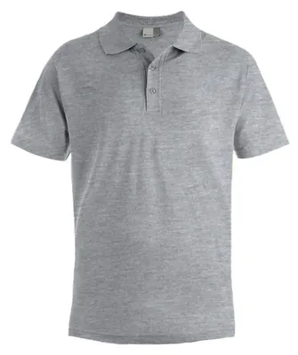 Productafbeelding van Promodoro - "Superior" polohemd voor heren, model LT3019 (maat M), grijs gemêleerd