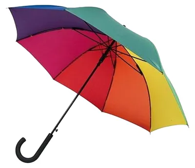 Immagine prodotto di L-Merch - Ombrello automatico antivento LT5554 (86 cm x 103 cm) (arcobaleno)