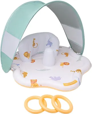 Produktbild von Swim Essentials Baby Splash Matte - Wild Life - Ø76 cm