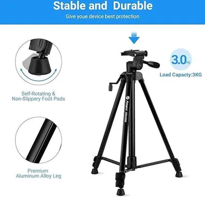 Zdjęcie produktu dla Aluminiowy statyw, przenośny, uchwyt na smartfon