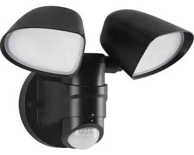 Produktbild von LED Sensor Außenstrahler 2x10W 1000 lm 4000 K schwarz