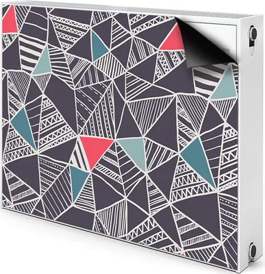 Produktbild von Magnet Radiator Magnet Mat Heizkörper Heizung Verkleidung Abdeckung 90x60 cm  - Muster, Doodle