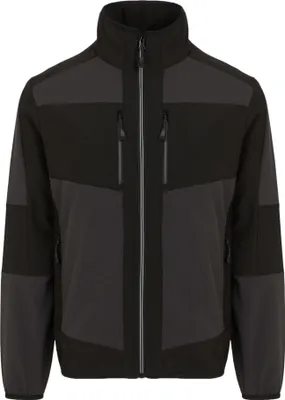 Image de Regatta Professional - Veste Softshell double couche homme/femme unie RG9991 (XL) (Cendre/Noir)