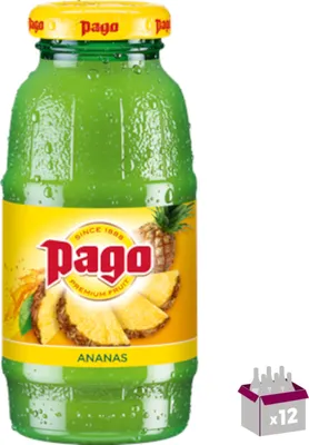 Image de Nectar d'ananas Pago 12x20cl