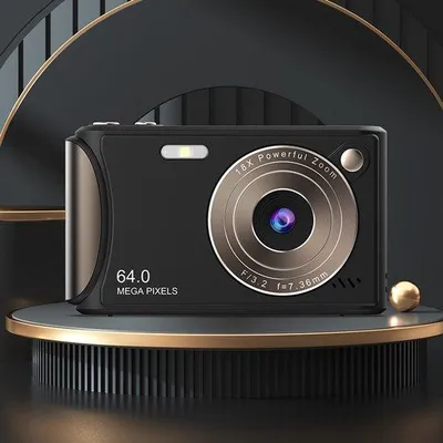 Produktbild von 64MP digitale Videokamera mit 4K-Auflösung, 18-fach optischer Zoom, Autofokus, Reise-, Event- und Schulgebrauch, 2,4-Zoll Display