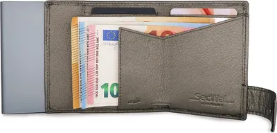 Produktbild von SecWal Kreditkartenetui Geldbörse RFID Leder 9,5 cm