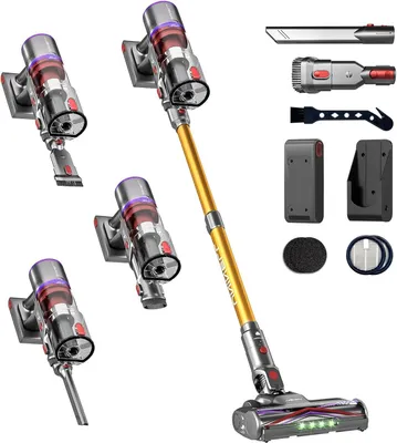 Image de Aspirateur sans fil - Aspirateur balai - Aspirateur sans fil - Aspirateur domestique - Aspirateur à main
