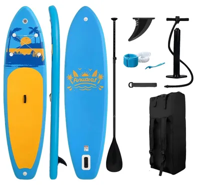 Immagine prodotto di Tavola da paddle gonfiabile, ultraleggera, con superficie antiscivolo, dimensioni 335x83x15 cm