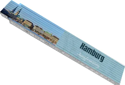Produktbild von streetline Hamburg Jungfernstieg Meterstab aus Holz