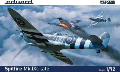 Produktbild von Eduard Plastic Kits 7473 - 1:72 Spitfire Mk.IXc late 1/72 Eduard-Weekend - Neu