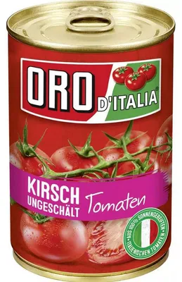 Image de Hengstenberg Oro di Parma Tomates cerises non pelées en boîte 400g