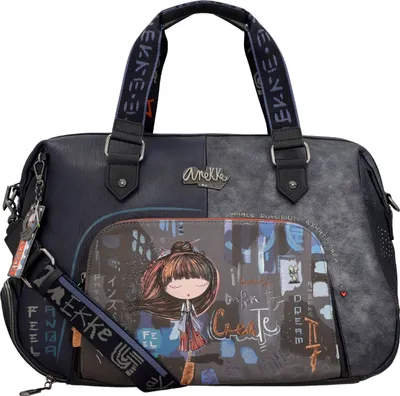 Produktbild von Anekke Contemporary Travel Bag Weekender 37808-419 grau/blau
