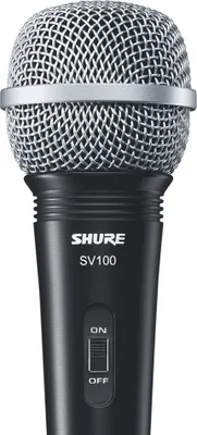 Obrázek produktu pro Shure SV100, Pódiový/profesionální mikrofon, -52 dB, 50 - 15000 Hz, 600 ohm, 94 dB, Jednosměrný/kardioidní