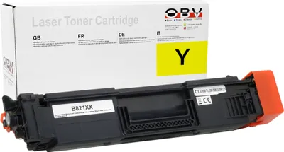 Produktbild von OBV Kompatibel 821XXL TN-821XXLY Toner passend für Brother Brother HL- L9430 L9470 L9630 L9635 L9670 - gelb 12000 Seiten Seiten