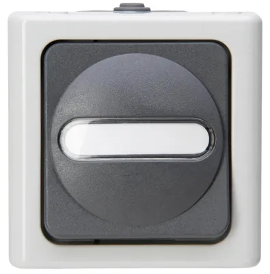 Zdjęcie produktu dla Kopp 560656006, Przyciski, Czarny, Szary, 10 szt., 250 V, 10 A