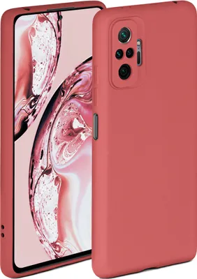 Produktbild von Soft-Case für Xiaomi Redmi Note 10 Pro, Farbe:Sonnenuntergangsrot