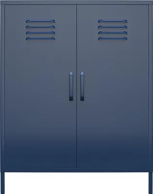 Produktbild von Schrank mit 1 Tür in Metall navy