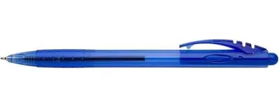 Gélové pero, 0,5 mm, stláčací mechanizmus, ICO "Gel-X", modré
