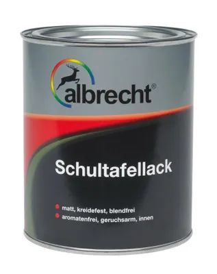 Produktbild von Albrecht Schultafellack 750 ml matt schwarz