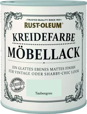Produktbild von Rust-Oleum Kreidefarbe Möbellack 125 ml taubengrau