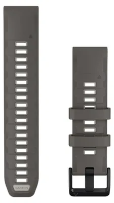Obrázek produktu pro Garmin 010-14509-00 | Silikonový řemínek Quickfit 22 mm, barva šedá/stříbrná