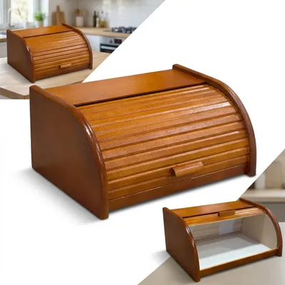 Immagine prodotto di CESTINO DEL PANE IN LEGNO piccolo OLMO 31x26x16cm POLACCO