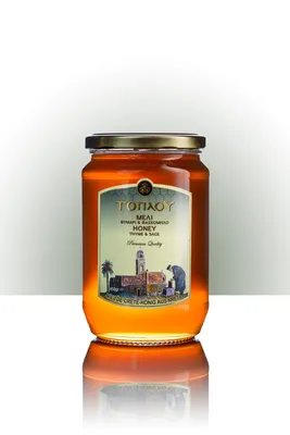 Produktbild von SI-MEL SAVIDAKIS 12220 - “Toplou” Thymian & Salbei - Honig 950g von Kreta