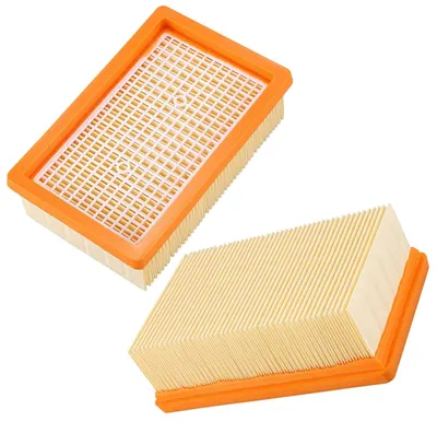 Faltfilter für Kärcher MV4–MV6, WD4–WD6, 2 Stück
