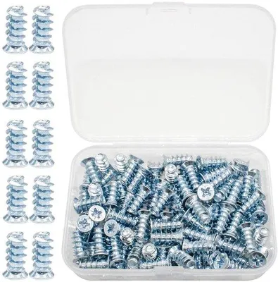 Produktbild von Schrauben mit versenktem Kopf für Scharniere - 63 x 13 mm - 100 Stück