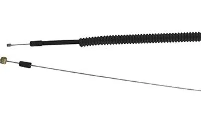 Image de Câble d'accélération adaptable pour coupe-bordures Shindaiwa modèle B530. Pièce de rechange d'origine : 64007-64310. Longueur du câble : 860 mm