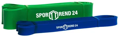 Produktbild von Powerband Klimmzugband Fitnessband Resistance Band Widerstandsband Grün Blau