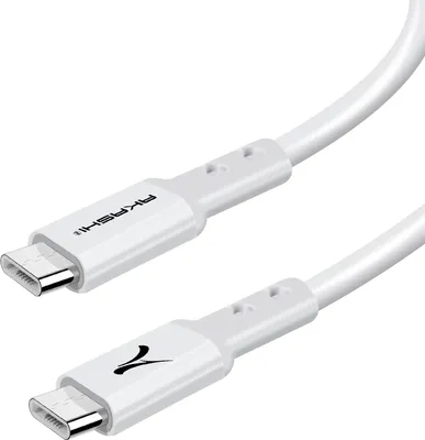 Immagine prodotto di Cavo USB-C / USB-C di ricarica rapida, cavo di sincronizzazione 3A, 1,5 m, Akashi - Bianco