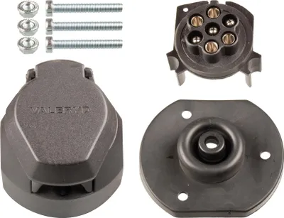 Immagine prodotto di Presa di corrente, 7 poli, 12V, con coperchio, contatto di spegnimento Un