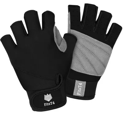 Produktbild von Surfhandschuhe 3/4 Finger gepolstert Anti-Rutsch Wasserski Kanufahren Windsurfen Kiteboarding Segeln Kajakfahren SUP Stehpaddeln XXL Schwarz