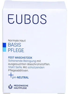 Image de EUBOS soin de base solide pain de toilette, 1 pain de savon