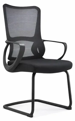 Immagine prodotto di Sedia da ufficio moderna con schienale in rete e struttura in metallo nero