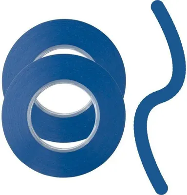 Zdjęcie produktu dla Taśma maskująca Krick flex 10 mm x 18 m, opakowanie 2 szt