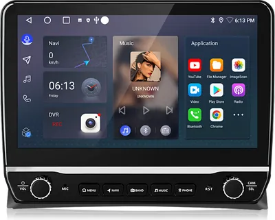 Image de 4+64G 10.1 "Carplay Android 13 Autoradio Für VW Multivan T5 2008-2015 GPS Navi WIFI 4G BT DAB+ SWC USB FM RDS 8-Kern