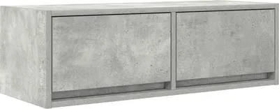 Produktbild von vidaXL TV-Schrank Betongrau 80x31x25,5 cm Holzwerkstoff
