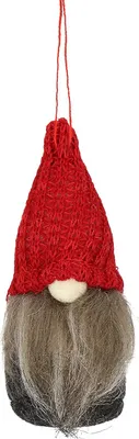Image de SPRINGOS Nain de Noël Lutin Scandinave 10 cm à suspendre Décoration de Noël