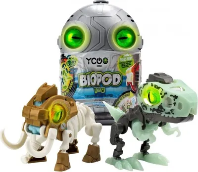 Produktbild von Silverlit Biopod Duo Robot Dino’s, Roboter-Dinosaurier, 5 Jahr(e), Sound-Effekte, 130 mm
