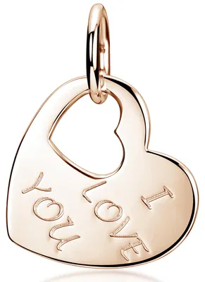 Produktbild von MATERIA by Matthias Wagner Herz Anhänger mit Gravur Silber 925 vergoldet - Kettenanhänger Rosegold Damen KA-282-Rose