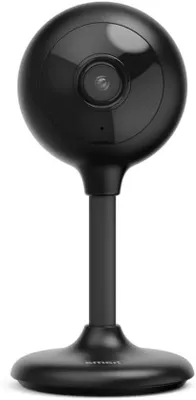 Zdjęcie produktu dla Kamera monitoringu wewnętrznego - inteligentna kamera Wi-Fi - do obserwacji zwierząt domowych - z funkcją nocnego widzenia i detektorem ruchu - rozdzielczość 1080p Full HD - kolor: czarny