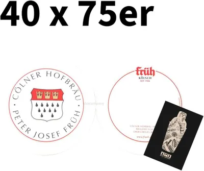 Produktbild von Früh Bierdeckel XXL Angebot 5 Blöcke mit insgesamt 3000 Bierdeckel