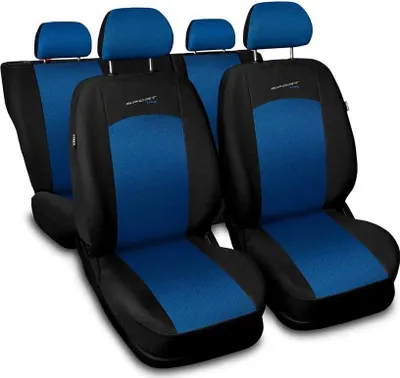 Immagine prodotto di Coprisedili auto Coprisedili universali Coprisedili auto per Nissan Micra Blu