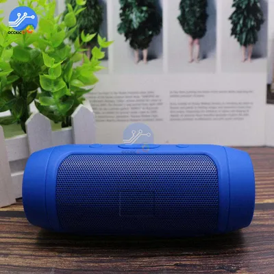 Productafbeelding van Mini draadloze Bluetooth-speaker voor buiten, stereo, met diepe bas, USB, TF-kaartlezer, FM-radio, blauw