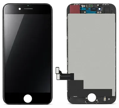 Produktbild von Kompatibel LCD Display Touchscreen Bildschirm Rahmen Schwarz für iPhone 8 / iPhone SE 2020 / iPhone SE 2022 & Werkzeug