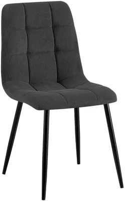 Produktbild von CLP Esszimmerstuhl Tilde gepolstert mit Rückenlehne bis 150 kg belastbar grau Material Cord, KI-generiertes Bild